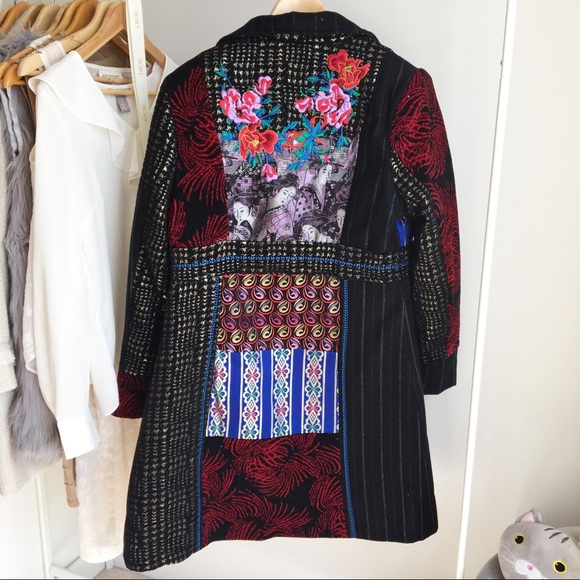 Fancy Embroidered Coat - Picture 2 of 7